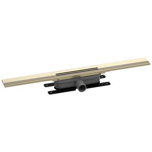 Easy drain R-line clean douchegoot 80cm brushed brass rlced800bbs