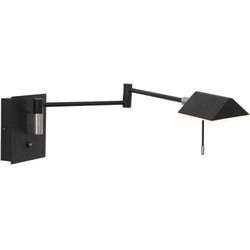 Steinhauer Wandlamp  Retina - zwart - 3402ZW