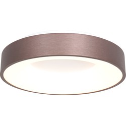 Led Deckenleuchte Ringlede in Bronze 30W 2800lm - brown - Steinhauer