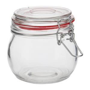 Xenos Voorraadpot klemdeksel - rond - 400 ml