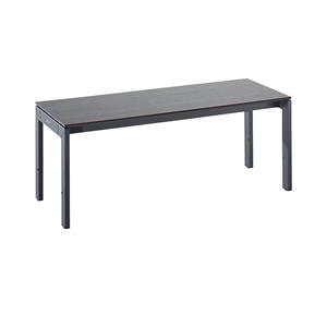 Eurokraft pro Kleedkamerbank met stalen onderstel, l x h x d = 1000 x 415 x 400 mm, zitting oak silver