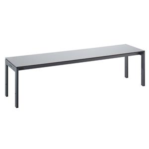 Eurokraft pro Kleedkamerbank met stalen onderstel, l x h x d = 1500 x 415 x 400 mm, zitting lichtgrijs