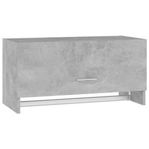 vidaXL Kleiderschrank Kleiderschrank Betongrau 70x32,5x35cm Holzwerkstoff (1-St)