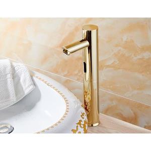 Malvizza Sensorkraan Koud/warm Water Hoge Uitloop Goud