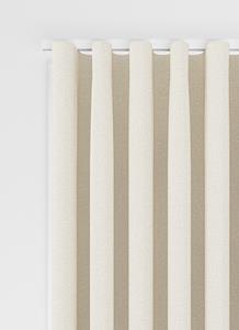 Vadain Jova gordijn - Beige met Wave plooi