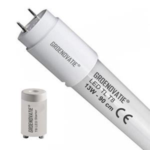 Groenovatie LED TL T8 Buis, 13W, 90cm, 1625 Lumen, Glas, 840 Neutraal Wit