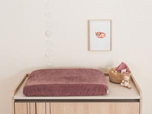 Yumeko aankleedkussenhoes mini dots blush rose 50x70