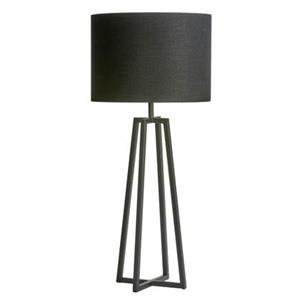 Light & Living  Tafellamp Miley Zwart - 80x35x35cm (hxbxd)