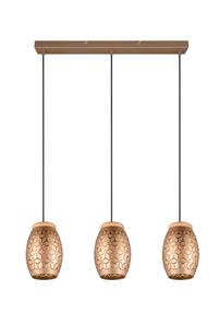 Trio international Bruine hanglamp Bidar 3-lichts R31573065