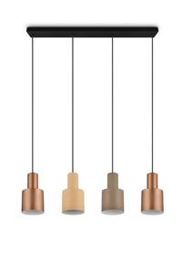 trioleuchten Pendelleuchte agudo 4-flammig Metall Multicolor Breite 87cm