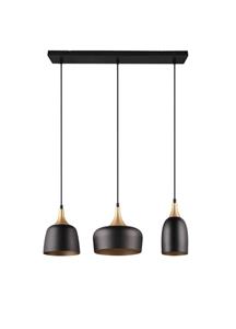 Trio international Design hanglamp Chiraz zwart 3-lichts 310500332