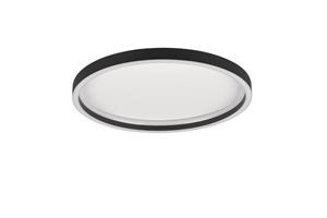 realityleuchten Flache led Deckenleuchte rotonda Schwarz Rund ø 35cm