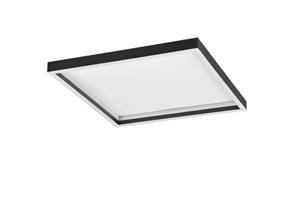 realityleuchten Flache led Deckenleuchte rotonda Schwarz Quadratisch 35x35cm