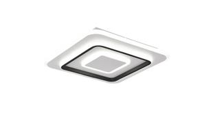 realityleuchten Flache led Deckenleuchte jora Weiß mit Fernbedienung dimmbar, 39x39cm