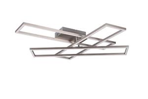 realityleuchten Led Deckenleuchte corso dimmbar Lichtfarbe einstellbar, Silber, 66cm lang