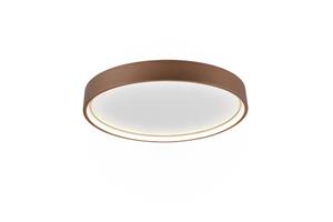 trioleuchten Flache led Deckenleuchte doha Coffee matt, ø 45cm