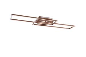 realityleuchten Led Deckenleuchte twister Coffee dimmbar, Lichtfarbe einstellbar, 90cm lang