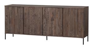 Woood Dressoir New Gravure Essenhout, 200cm - Espresso