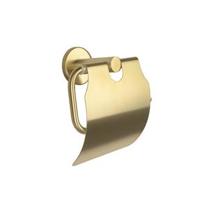 Boss & Wessing Toiletrolhouder  Colorato Met Klep Geborsteld Goud