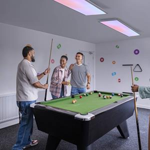 ledvance Smart + wifi planon magic led Panelleuchte, weiß, 36W, 3600lm, Weißlichtfunktion, dimmbar, dynamischer Magic-RGB Lichteffekt, lange Lebensdauer,