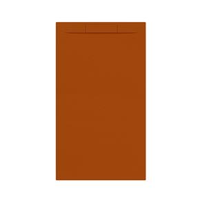 Allibert Douchebak + Sifon  Rectangle 140x80 cm Satijn Koper Oranje