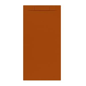 Allibert Douchebak + Sifon  Rectangle 160x80 cm Satijn Koper Oranje