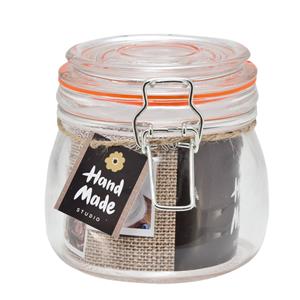 Svenska Living Voorraadpot/bewaarpot - 500 ml - glas - met beugelsluiting -