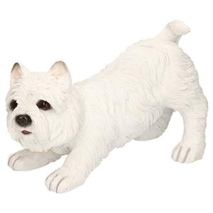 Farmwood Animals Dierenbeeld westie terrier hond 18 cm -