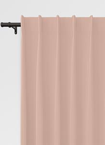 Vadain Renica gordijn - Dusty Pink met Enkele plooi