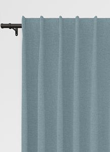 Vadain Staba gordijn - Scandi Blue met Enkele plooi
