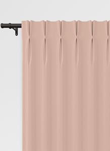 Vadain Renica gordijn - Dusty Pink met Dubbele plooi