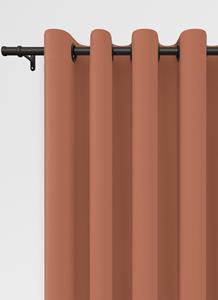 Vadain Renica ringgordijn - Burnt Orange met ringen