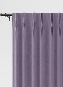 Vadain Orkney gordijn - Purple met Driedubbele plooi