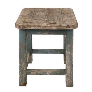 Clayre & Eef Plantentafeltje 40x40x46 cm Groen Hout Vierkant