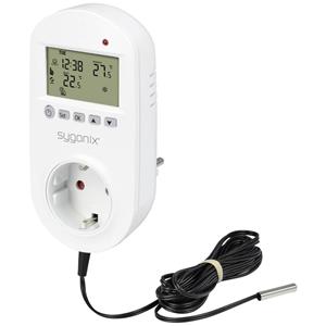 Sygonix Universalthermostat Zwischenstecker Wochenprogramm 1 bis 70°C