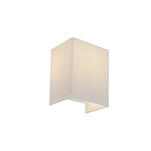 qazqa Moderne Wandleuchte weiß - Vete - Weiß