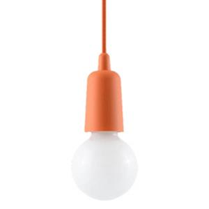 SL.0584 Pendelleuchte diego 1 orange l: 9, b: 9, h: 90, Fassung E27, dimmbar - Sollux