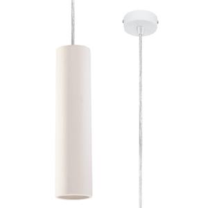SL.0843 Pendelleuchte Keramik nancy l: 8cm, b: 8cm, h: 132cm, GU10/40W, dimmbar - Sollux