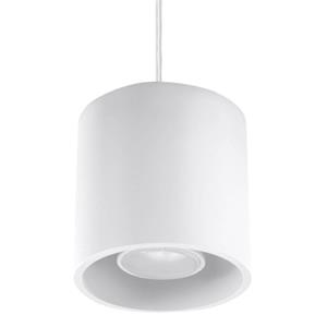 SL.0053 Pendelleuchte orbis 1 weiß l: 10, b: 10, h: 80, Fassung GU10, dimmbar - Sollux