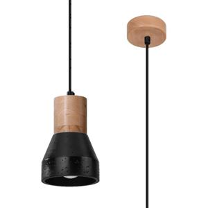 SL.0963 Pendelleuchte qubic schwarz l: 10cm, b: 10cm, h: 120cm, E27/40W, dimmbar - Sollux