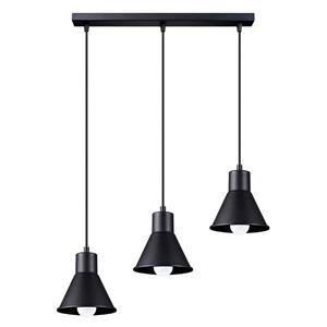SL.0986 Pendelleuchte taleja 3 schwarz E27 l: 45cm, b: 14cm, h: 120cm, 40W, dimmbar - Sollux