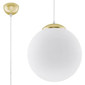 Sollux - SL.0716 Pendelleuchte ugo 30 gold l: 30cm, b: 30cm, h: 120cm, E27/40W, dimmbar