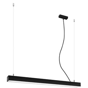 sollux Integrated led 95cm Linear Straight Bar Pendant Light Black 3000K Integrierte led 95cm Linear Straight Bar Pendelleuchte Schwarz 3000K