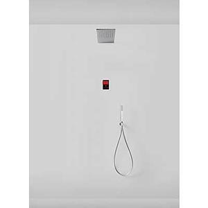 Tres electronische inbouw doucheset met regendouche chroom 09286502
