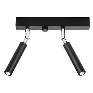 Sollux - SL.0898 Deckenleuchte eyetech 2 schwarz l: 25cm, b: 3cm, h: 20cm, G9/40W, dimmbar