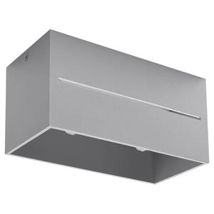 SL.0385 Deckenleuchte lobo maxi grau l: 20, b: 10, h: 10, Fassung G9, dimmbar - Sollux