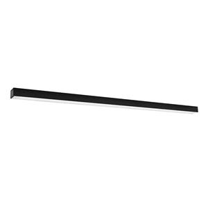 sollux Integrated led 145cm Linear Flush Light Black 4000K Integriertes led 145cm Lineares Unterputzlicht Schwarz 4000K