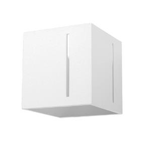 Sollux - SL.0395 Wandleuchte pixar weiß l: 10, b: 12, h: 10, Fassung G9, dimmbar