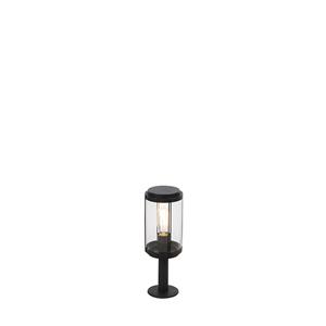 qazqa Design Außenlampe schwarz 40 cm IP44 - Schiedam - Schwarz