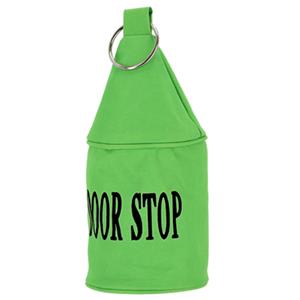 Esschert Design Esschert deurstopper Neon - 2,5 kg - canvas - groen - 13 x 13 x 28.5 cm -